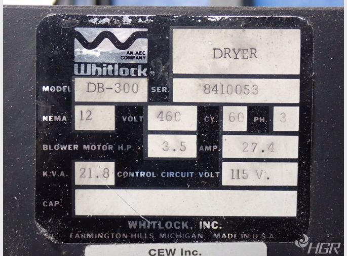 Aec Whitlock Dryer