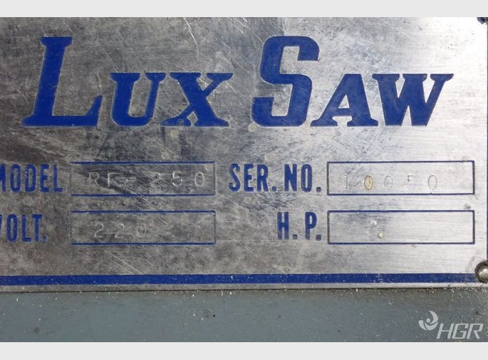 Lux Saw Horizontal Band Saw