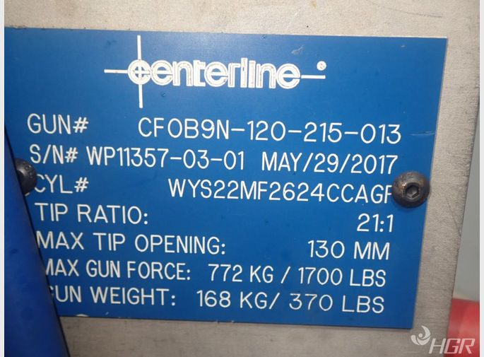 Centerline Centerline Spot Welder Assembly