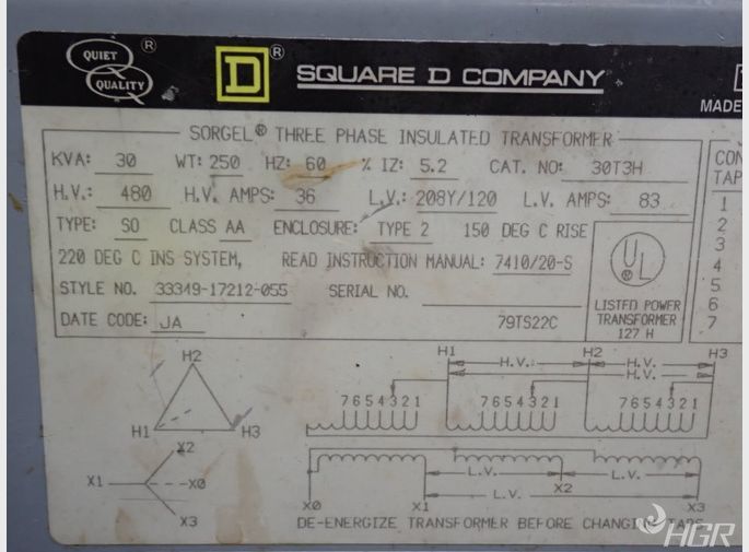 Sqaure D Transformer