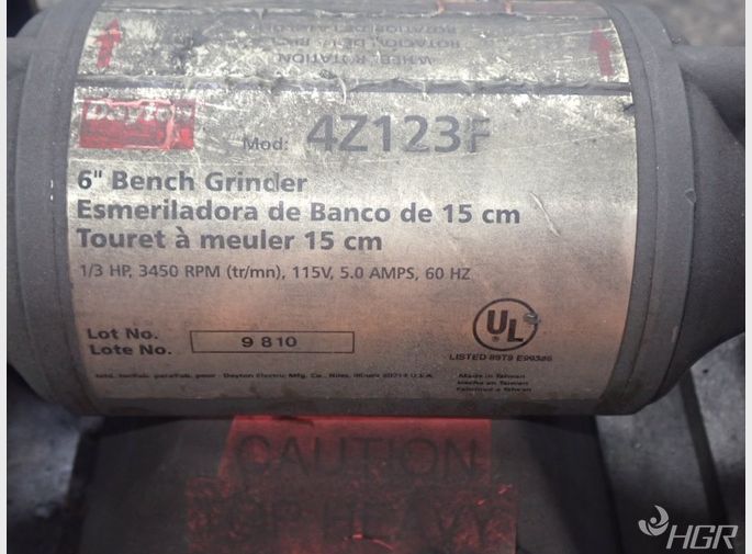 Dayton Pedestal Grinder