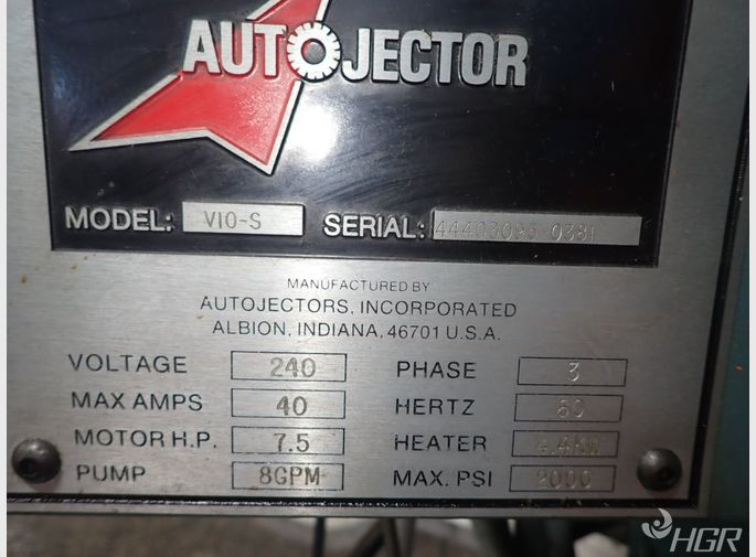 Autojector Vertical Injection Molding Press
