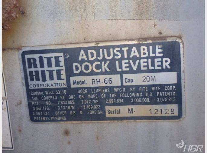 Rite Hite Adjustable Dock Leveler