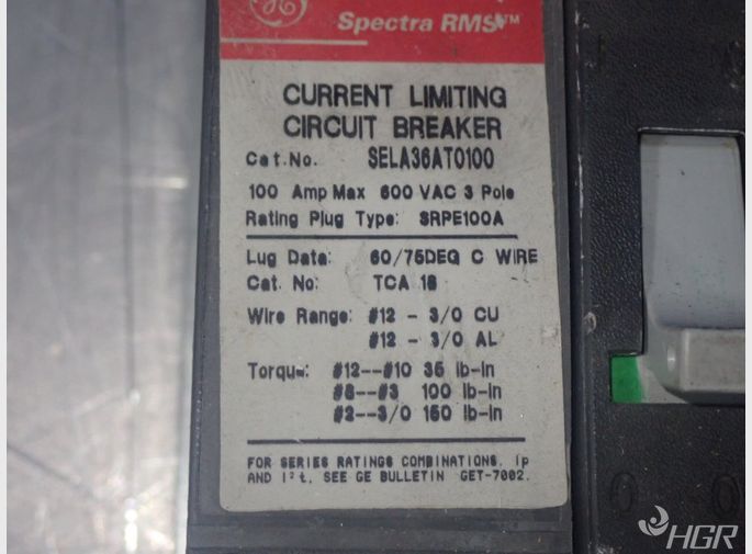 General Electric Circuit Breaker