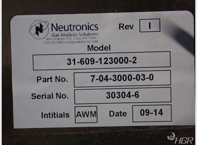 Neutronics Gas Analyzer