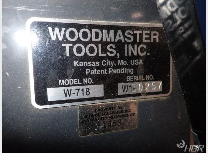 Woodmaster Tools Inc Planer Molder