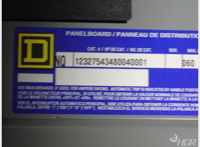 Used Squared Panel Box HGR Industrial Surplus