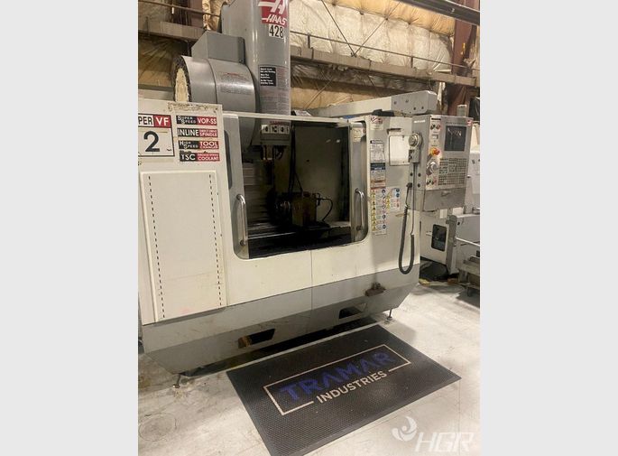 Haas Haas Vf2ss Cnc Vertical Machining Center W 4th Axis Rotary Table