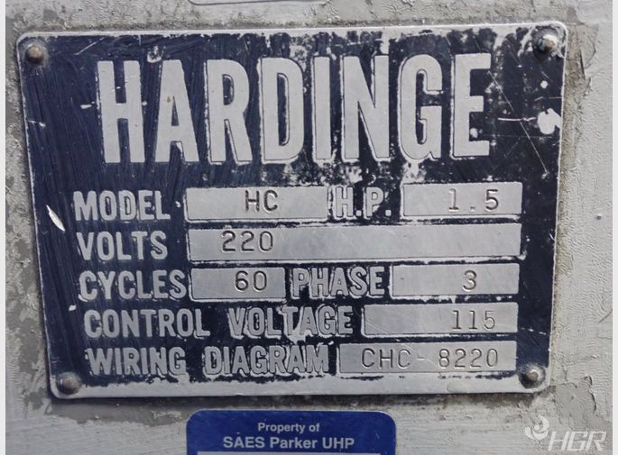 Hardinge Hardinge Hc Lathe