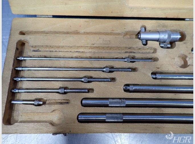 Used Starrett Inside Micrometer Set HGR Industrial Surplus