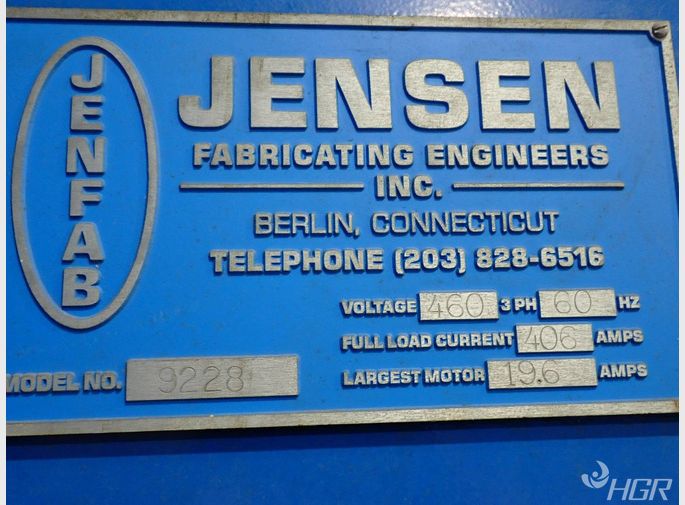 Used Jensen Parts Washer HGR Industrial Surplus