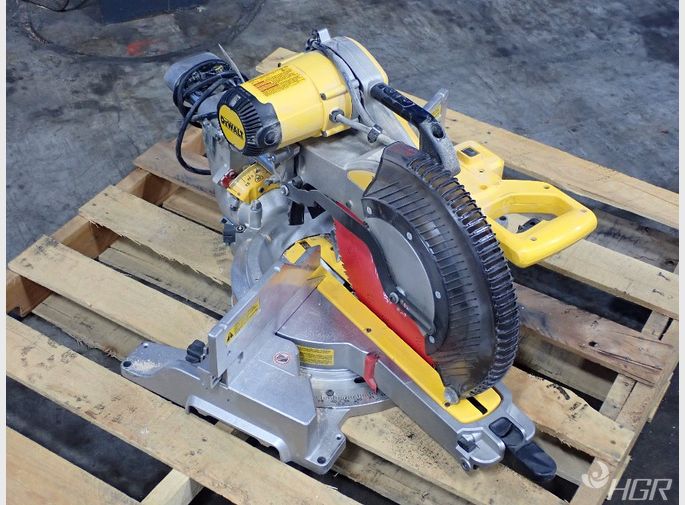 Used Dewalt Sliding Compound Miter Saw HGR Industrial Surplus