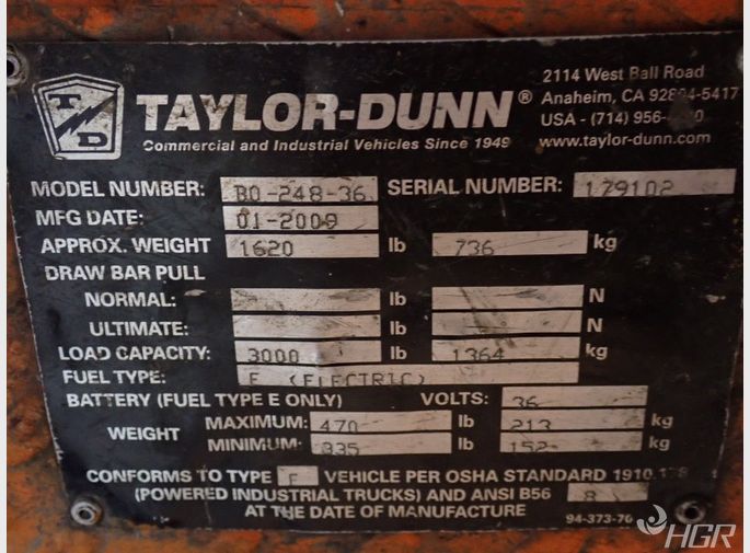 Taylordunn Electric Cart