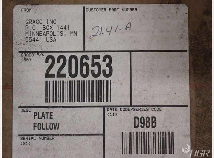 Graco Follow Plate