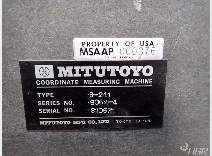 Mitutoyo Coordinate Measuring Machine