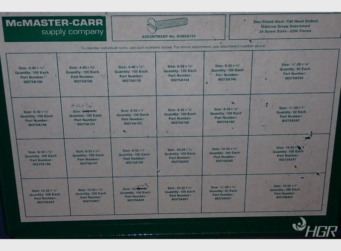 Used Mcmastercarr Drill Bit Tool Box HGR Industrial Surplus