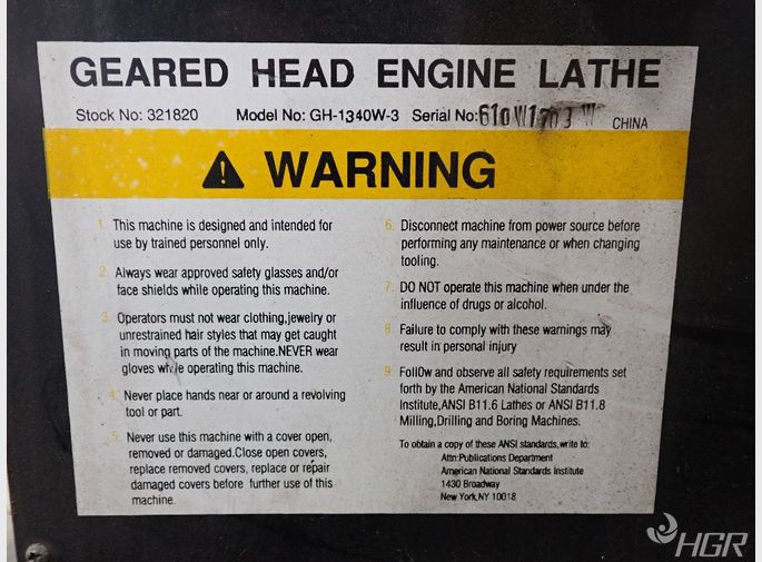 Jet Lathe