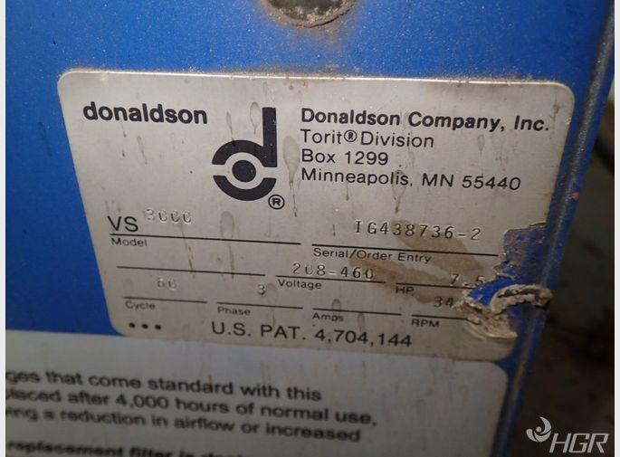 Donaldson Torit Dust Collector