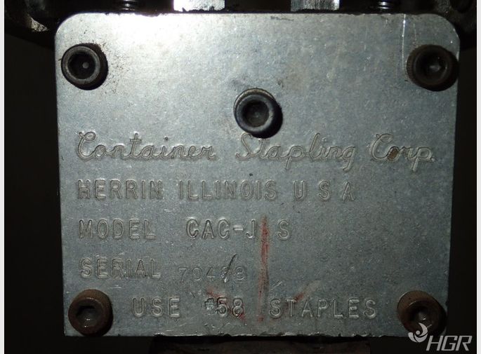 Container Stapling Corp Pneumatic Stapler