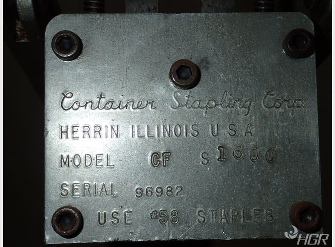 Container Stapling Corp Pneumatic Stapler