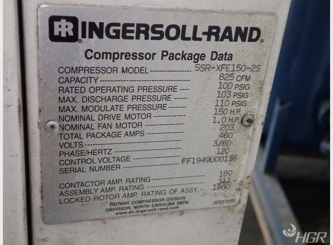 Ingersoll Rand Air Compressor