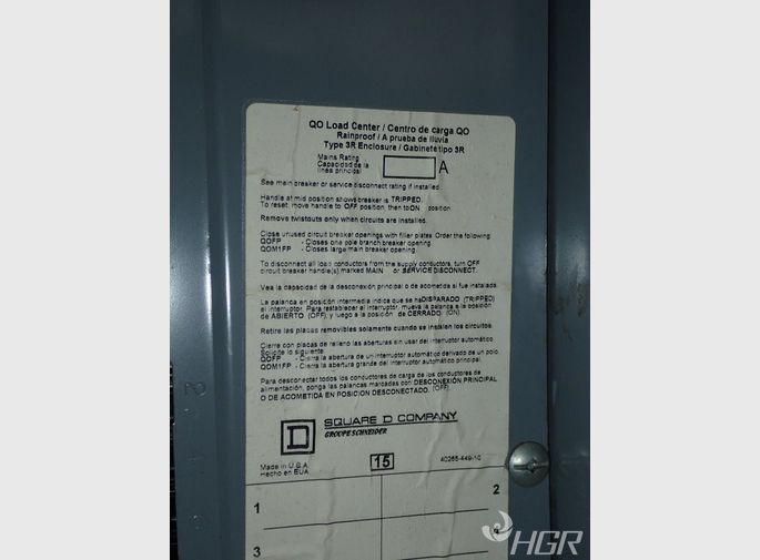 Square D Circuit Breaker Panel