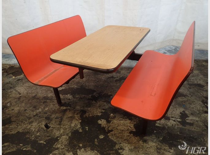 Plymold Booths Cafeteria Table
