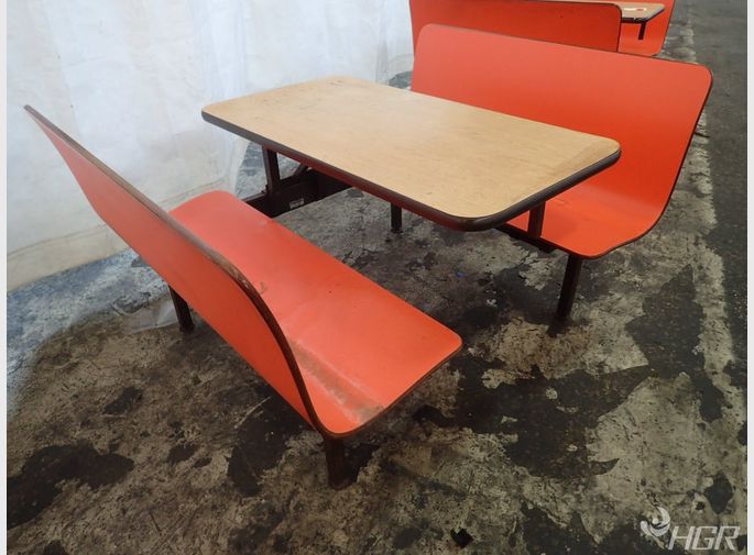 Plymold Booths Cafeteria Table