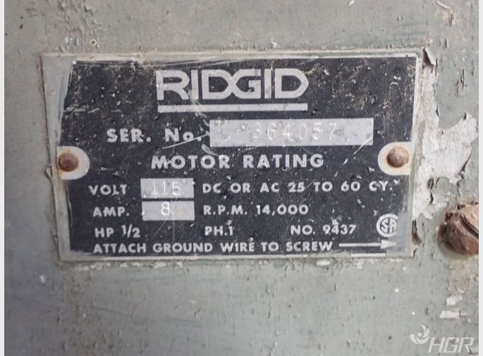 Ridgid Pipe Threader