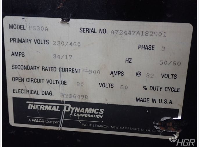 Thermal Dynamics Plasma Welder