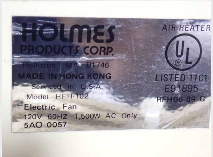 Holmes Air Heaterfan
