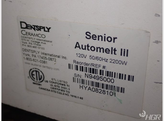 Dentsply Senior Automelt