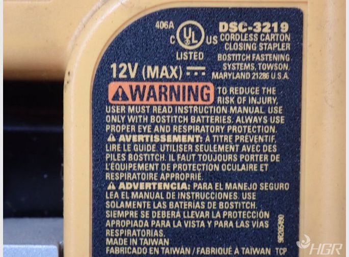 Bostitch Cordless Carton Stapler