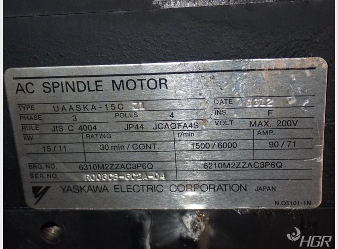Yaskawa Ac Spindle Motor