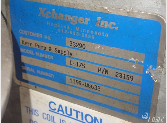 Xchanger Inc Xchanger Inc C175 Heat Exchanger