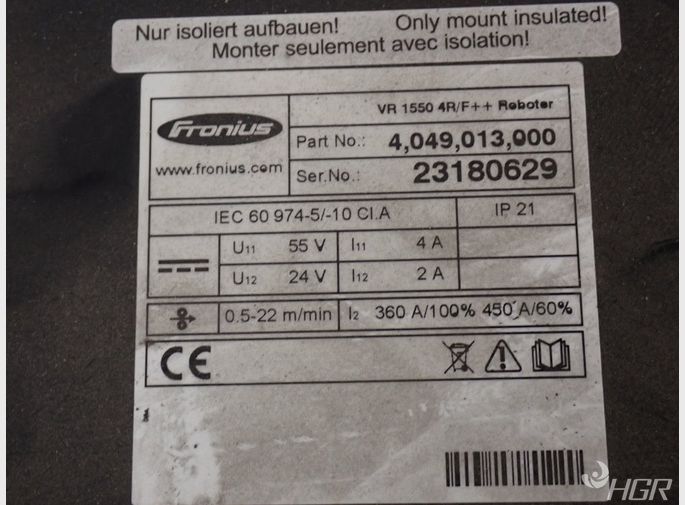 Fronius Wire Feeder