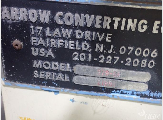 Arrow Converting Equipment Arrow Converting Equipment 37969 Rewinder