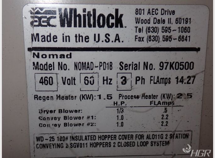Aec Whitlock Dryer
