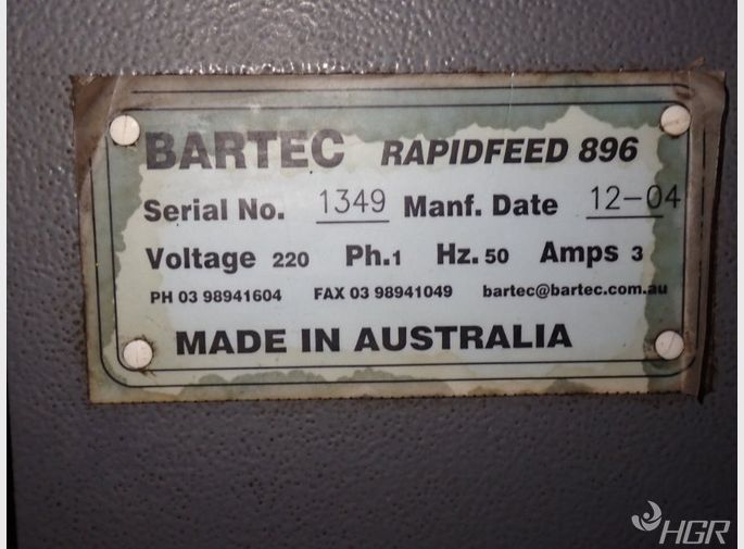 Bartec Bartec Rapid Feed 896 Bar Feeder