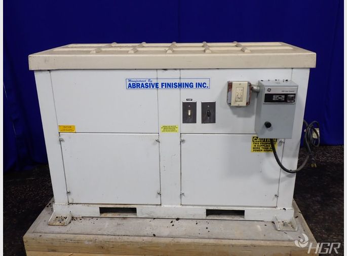 Abrasive Finishing Inc Burr Bench Abrasive Machine