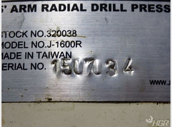 Jet Radial Arm Drill