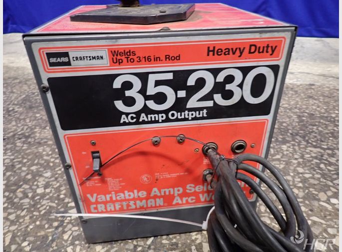 Used Sears/craftsman Variable Amp Selection Arc Welder HGR Industrial...