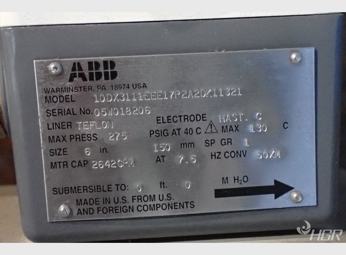 Abb Magnetic Flow Meter