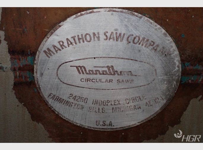 Marathon Saw Company Cut Off Saw