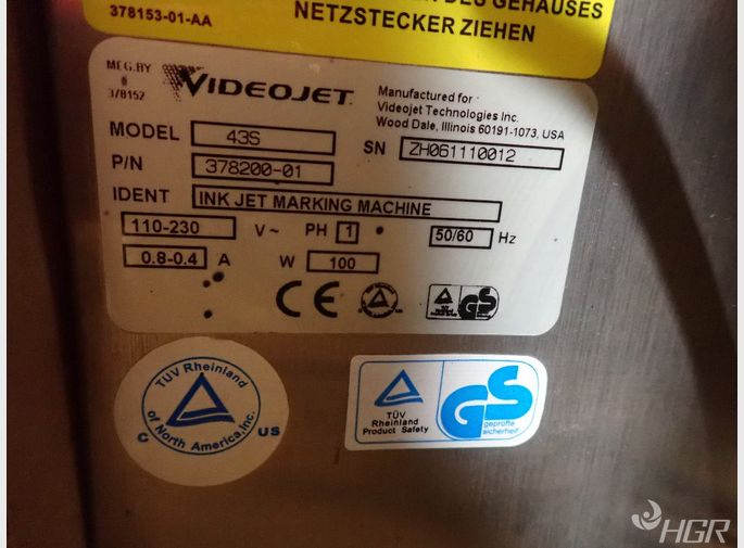Videojet Inkjet Printer