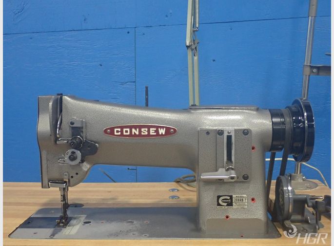 Used Consew Sewing Machine & Work Table W/light | HGR*24 Used Consew Sewing Machine & Work Table W/light | HGR*24