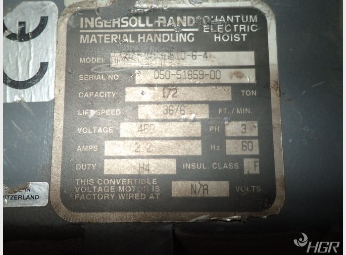 Ingersoll Rand  Electric Chain Hoist