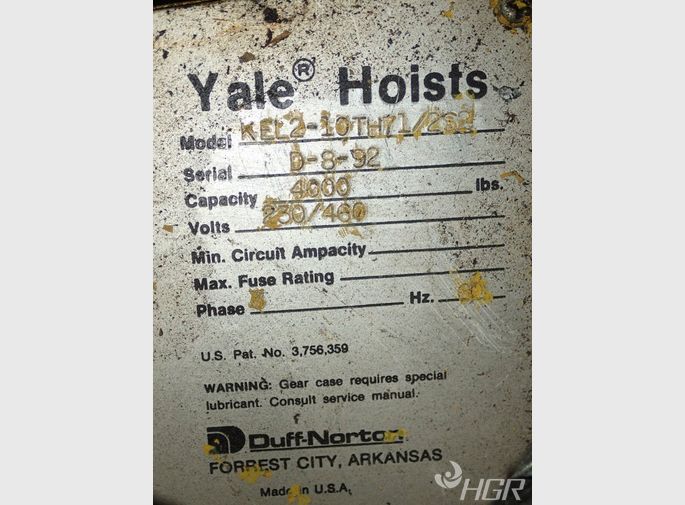 Yale Electric Chain Hoist