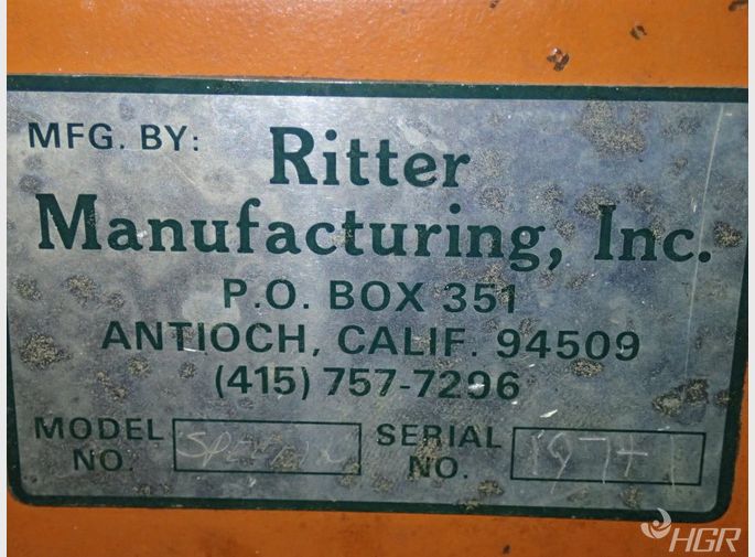 Ritter Mfg 9 Spindle Boring Machine