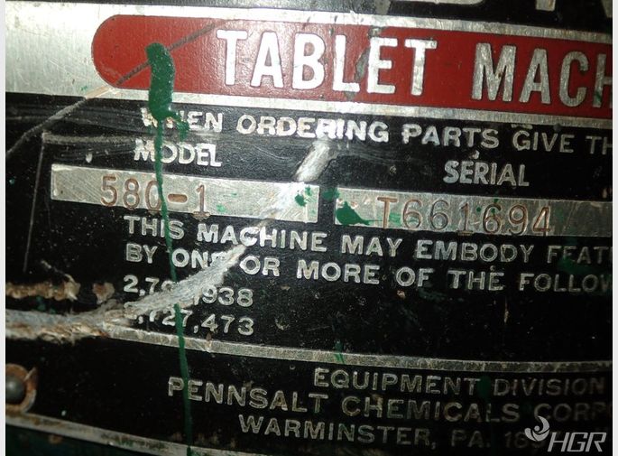 Stokes  Tablet Press